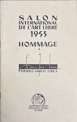 Salon International de l'Art Libre 1953. Hommage à Federico García Lorca.
