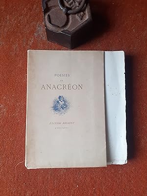 Poésies d'Anacréon nouvellement traduites et accompagnées d'une préface par Maurice Albert