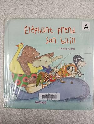 elephant prend son bain