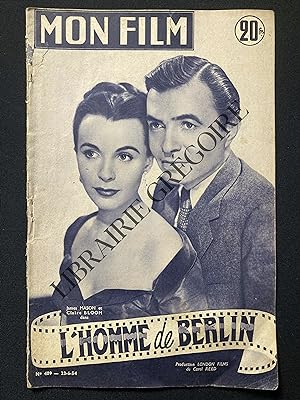 MON FILM-N°409-23 JUIN 1954-"L'HOMME DE BERLIN" ET "DORTOIR DES GRANDES"