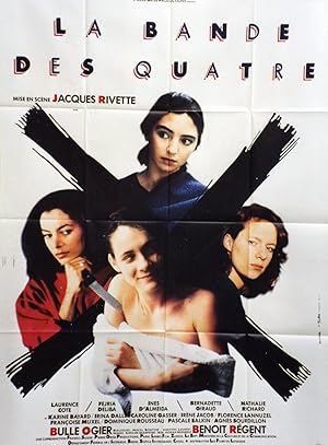 "LA BANDE DES QUATRE" Réalisé par Jacques RIVETTE en 1989 avec Bulle OGIER, Laurence COTE, Fejra ...