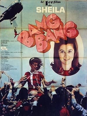 "BANG BANG" Réalisé par Serge PIOLLET en 1966 avec SHEILA / Affiche française originale / Offset-...
