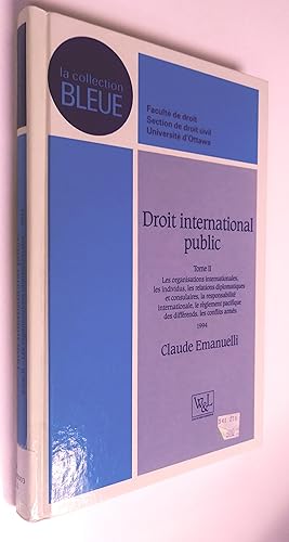 Droit international public, 2 tomes