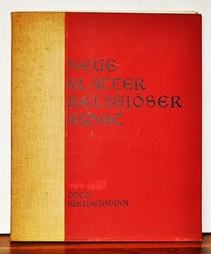 Neue Blätter Religiöser Kunst [New Sheets of Religious Art]. With two calligraphy manuscripts