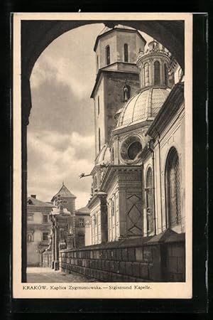 Ansichtskarte Kraków, Sigismund Kapelle