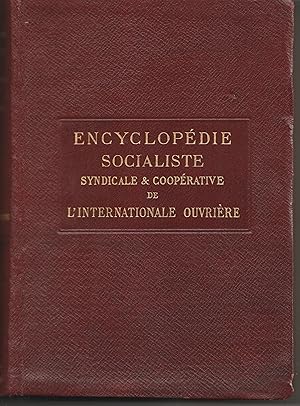Encyclopédie socialiste, syndicale et coopérative de l'Internationale ouvrière. LA COOPERATION.