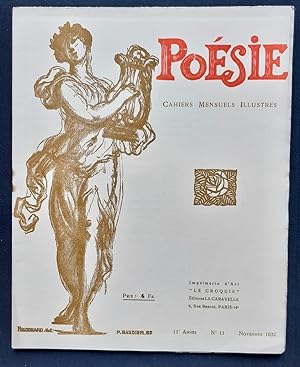 Poésie - Cahiers mensuels illustrés - Novembre 1932 -