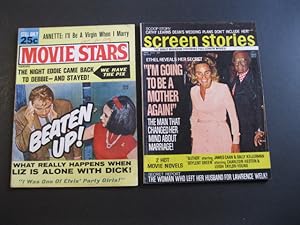 MOVIE STARS Magazine Feb, 1964 + SCREEN STORIES Magazine Apr, 1973 - Two Issues Total