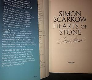 HEARTS OF STONE. 1st. Edn. Dustwrapper. SINGED COPY; VG+/Fine.