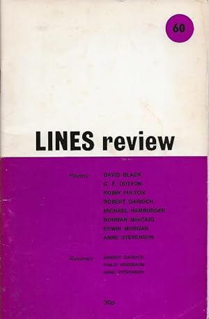 Lines Review, edited by Robin Fulton. No.60, January 1977