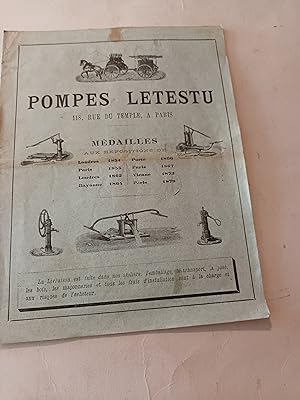 CATALOGUE DE POMPES ( EAU , POMPIER )