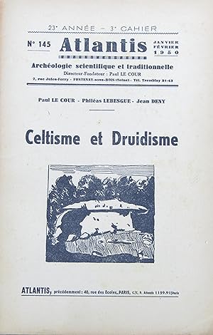 ATLANTIS N° 145 Janvier-Février 1950 Celtisme et druidisme