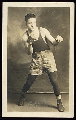 Original Photographic Portrait of African-American Boxer Danny Huff