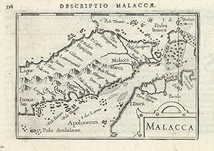Descriptio Malaccae / Malacca [The Malay Peninsula, Singapore & the Malacca Strait]