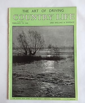 Country Life Magazine. No 2405, 19 February 1943. Miss Yvonne Stuart Johnson, INKPEN OLD RECTORY ...