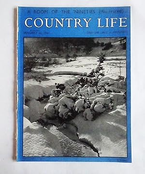 Country Life Magazine. No 2401, 22 January 1943, Miss Antonella Newland. Some new villages Cheshi...