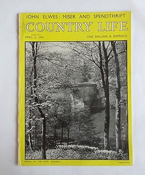 Country Life Magazine. No 2411, 2nd April 1943. Mrs R.W.Woods, The Palace Williamsburg. John Elwe...