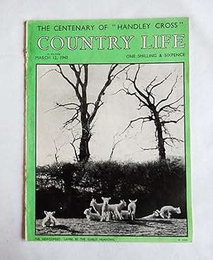 Country Life Magazine. No 2408, 12th March 1943. Miss Kathleen Duncan, EVERSLEY A Hampshire villa...