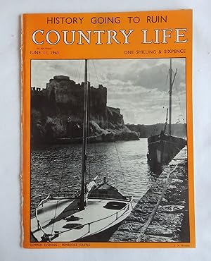 Country Life Magazine. No 2421. 11 June 1943, Mrs Charles Pretzlik (nee Henderson)., FARLEY HILL ...