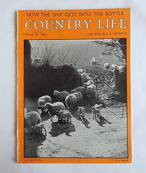 Country Life Magazine. No 2410, 26th March 1943. Miss Joan Penelope Cope, EVERSLEY MANOR Hampshir...