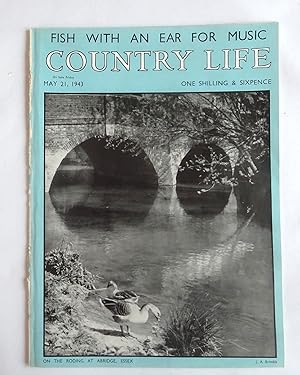Country Life Magazine. No 2418, 21st May 1943, Lady Paston-Bedingfeld., GWYSANEY Flintshire pt 2,...
