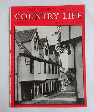 Country Life Magazine. No 2420, 4 June 1943, Miss Jean Henderson, FARLEY HILL PLACE Berks pt 1, A...