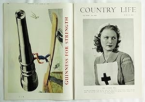 Country Life Magazine. No 2423, 25 June 1943, Miss Valerie Bell. RHUAL Flintshire Home of Command...