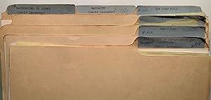Manuscript Files for David Lavender's Book Reviews for the Radio Production of "Book Parade" 1955...