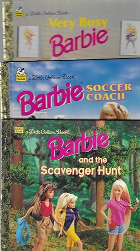 BARBIE BOXED SET 6 Little Golden Books in Slipcase