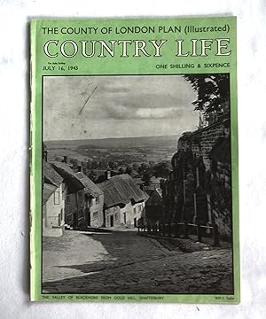 Country Life Magazine. No 2426, 16 July 1943, Lady Lovat, HAMPSTEAD VILLAGE pt II., The County of...