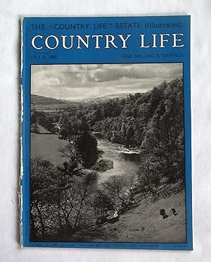 Country Life Magazine. No 2425, 9 July 1943,. The Hon Mary Lampson, GOODINGS East Garston Berks -...