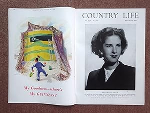 Country Life Magazine. No 2431, 20 August 1943, Mrs Greville Baylis nee Maxwell-Willshire. The Ar...