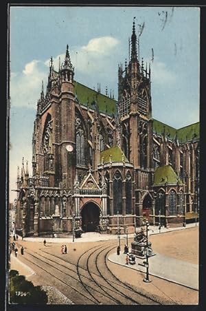 Carte postale Metz, Dom-Motiv