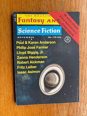 Fantasy and Science Fiction November 1971