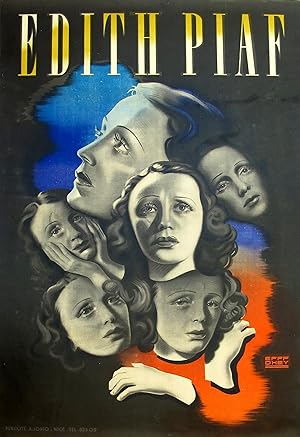 Original Vintage Poster - Edith Piaf