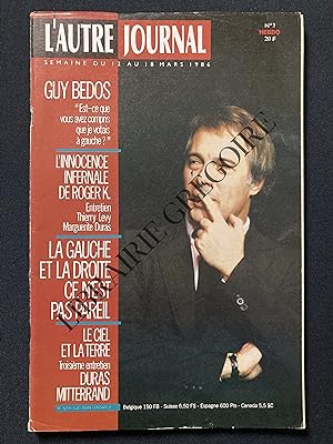 L'AUTRE JOURNAL-N°3-DU 12 AU 18 MARS 1986-GUY BEDOS