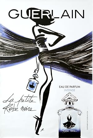 2010 Original French Fragrance poster - Guerlain, La petite robe noire (Oversize)