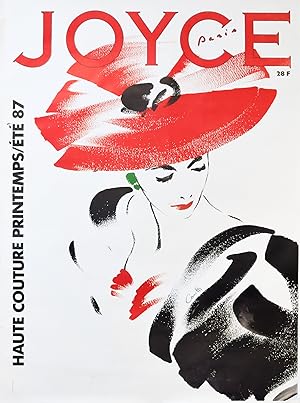 1987 Original French Fashion Poster - Joyce Paris, Haute Couture Printemps/Été 87