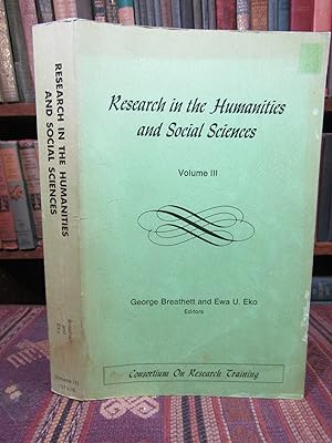 Research in the Humanities and Social Sciences, Volume III, 1975-76