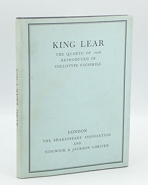 King Lear 1608 (Pied Bull Quarto) : Shakespeare Quarto Facsimiles No. 1