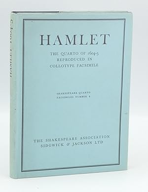 Hamlet. Second Quarto 1604-5. Shakespeare Quarto Facsimiles Number 4
