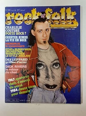 Magazine Rock & Folk N° 194 - Mars 1983