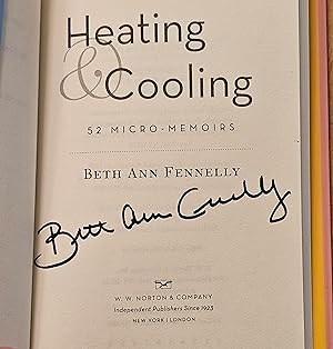 Heating & Cooling: 52 Micro-Memoirs [SIGNED]