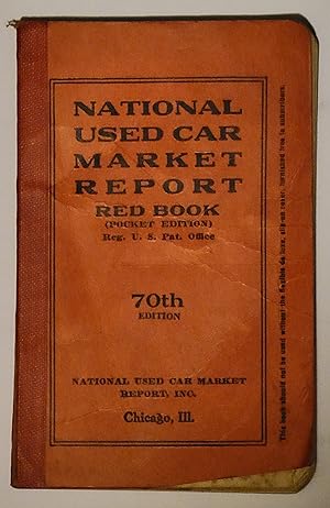 Red Book National Used Car Market Report, Jan-March, 1932. 70th Edition