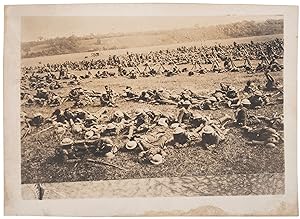 WWI Photograph of the Harlem Hellfighters, African American Troops in France