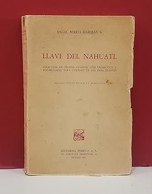 Llave Del Nahuatl: Coleccion De Trozos Clasicos, Con Gramatica Y Vocabulario Para Utilidad De Los...