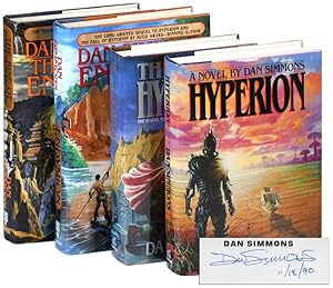 THE HYPERION CANTOS: HYPERION, THE FALL OF HYPERION, ENDYMION, AND THE RISE OF ENDYMION - SIGNED