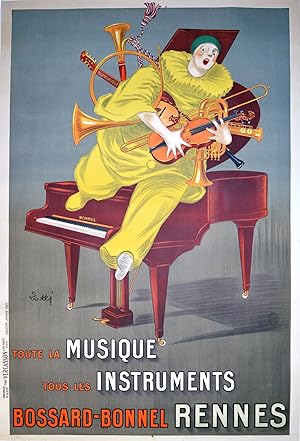 Original Vintage Poster - Bossard-Bonnel-Rennes - Toute La Musique, Tous Les Instruments