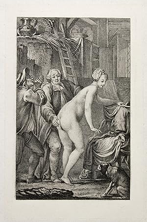 Suite de 10 gravures d'après Eisen pour Les Contes et Nouvelles en vers de La Fontaine (1762, édi...