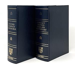 (Two Volume Set) Compact Oxford English Dictionary of Current English; Oxford Compact Thesaurus, ...